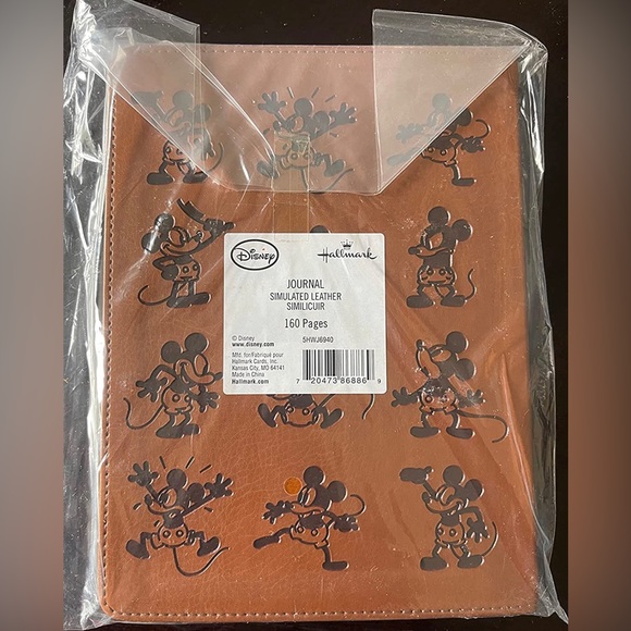 NWT Hallmark Hardcover Journal with Lined Pages (Disney Mickey Mouse - Picture 3 of 12